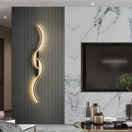 Modern LED Wall Sconce – Minimalist Sculptural Lighting for Bedroom & Living Spaces